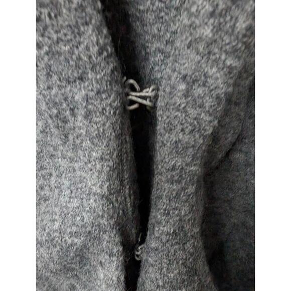 NWT Jones New York Collection 100% Wool Gray Waterfall Cardigan Jacket Size 3X - Picture 4 of 6